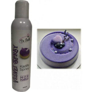 Dr.Gusto Kadife Sprey Gıda Boyası 250 Ml Mor