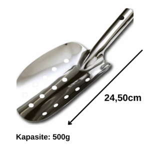 Şaşula Küreği Inox Delikli No:2