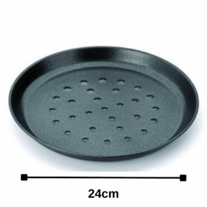 Pizza Tavası Delikli 24 Cm