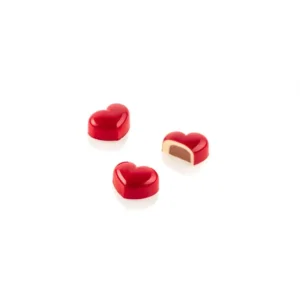 Silikomart Kit Cuore 01 CH020 Tritan Kalp Çikolata Kalıbı