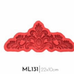 Surenapart Ml131 İşlemeli Kemer 2 Şeker Hamuru Silikon Kalıp