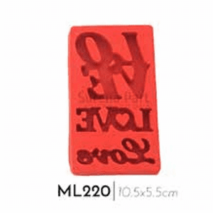 Surenapart Ml220 3'lü Love 3 Çeşit Şeker Hamuru Silikon Kalıp
