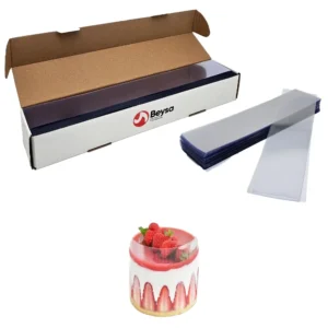 Kesilmiş Şerit Pasta Asetatı 28 Cm H6 Tek Pasta