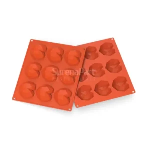 Surenapart Pasta Kalp Silikon Kalıp 8li MSM12