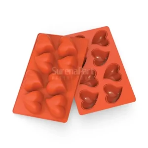 Surenapart Pasta Kalp Silikon Kalıp 8li MSM53