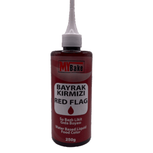 My Bake Su Bazlı Likit Gıda Boyası 250 Ml Bayrak Kırmızı