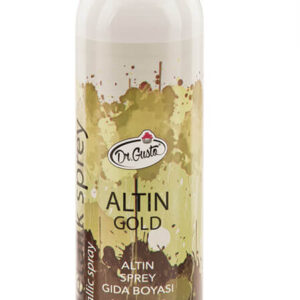 Metalik Sprey Gıda Boyası 250 Ml Altın