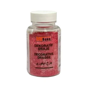 My Bake Boncuk Şeker Kırmızı 200 Gr 2 Mm