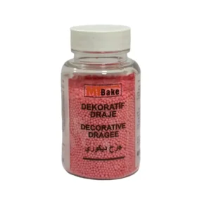 My Bake Boncuk Şeker Pembe 200 Gr 2 Mm