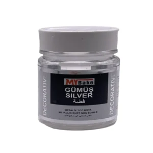 My Bake Metalik Toz Gıda Boyası Gümüş 50gr