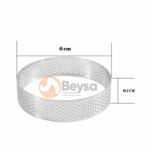 Pasta Çemberi Pandispanya Delikli 6 Cm H2