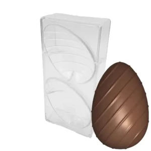 Paskalya Çikolata Kalıbı Yumurta Çizgili 405g