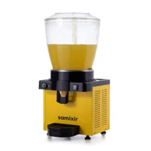 Samixir Panoramik Fıskyeli Soğuk İçecek Dispanseri Analog Sarı 22 L