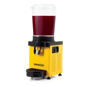 Samixir Panoramik Karıştırıcılı Soğuk İçecek Dispanseri Analog Sarı 10 L