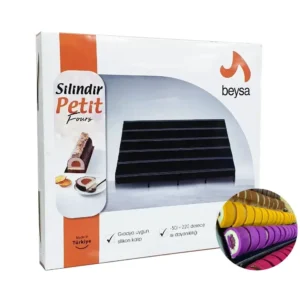 Silikon Silindir Petifür Kalıbı 5'li