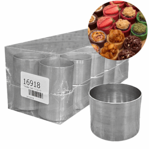 Silindir Tart Kalıbı 4xh3 CM 20 Adet