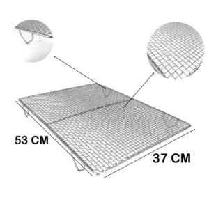 Glaso Teli Sos Izgarası 37X53 Büyük Ayaklı