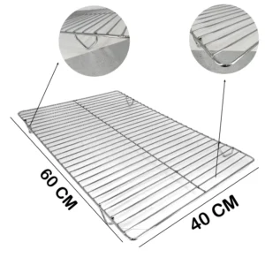Glaso Teli Sos Izgarası 40x60 Büyük Ayaklı