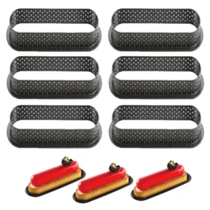 Delikli Tart Kalıbı Ekler Eclair Exoglass