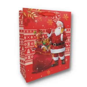 Yılbaşı Hediyelik Çanta Noel Baba Zilli