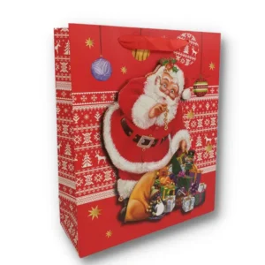 Yılbaşı Hediyelik Çanta Noel Baba Zincirli