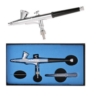 Aırbrush Set Tabanca Mika Çift Kademeli
