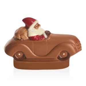 Yılbaşı Çikolata Kalıbı Noel Baba Arabalı