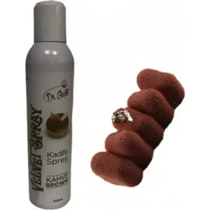 Dr.Gusto Kadife Sprey Gıda Boyası 250 Ml Kahve