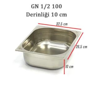 Gastronom Küvet 1/2 100
