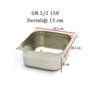 Gastronom Küvet 1/2 150