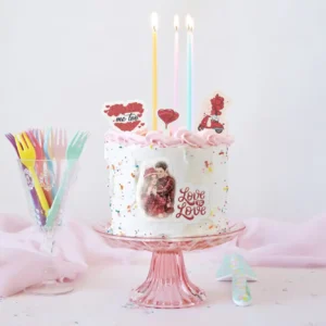Sevgililer Günü Pasta Süsü Love 1