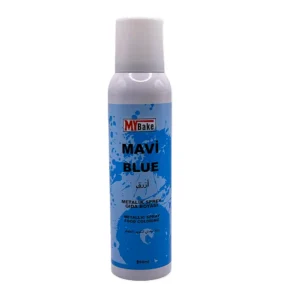 My Bake Mavi Metalik Sprey Gıda Boyası 250 Ml