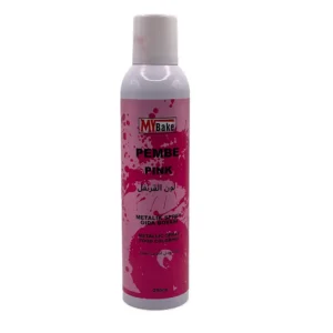 My Bake Pembe Metalik Sprey Gıda Boyası 250 Ml