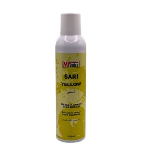 My Bake Sarı Metalik Sprey Gıda Boyası 250 Ml
