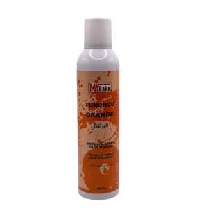 My Bake Turuncu Metalik Sprey Gıda Boyası 250 Ml