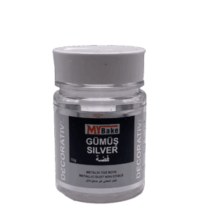 My Bake Export 10 Gr Metalik Gümüş Toz Boya