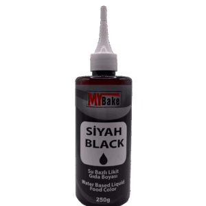 My Bake Su Bazlı Likit Gıda Boyası 250 Ml Siyah