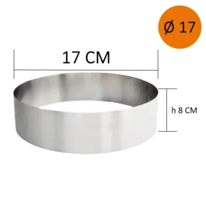 Pasta Çemberi Pandispanya Yuvarlak 17 Cm H8