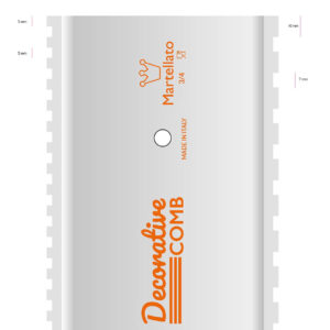 Martellato Pasta Kenar Tarağı PDM3/4 Comb 34 CM
