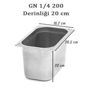 Gastronom Küvet 1/4 200