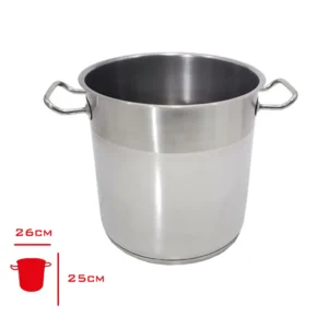 Silindirik Kapaklı 28x28 End Tabanlı Tencere