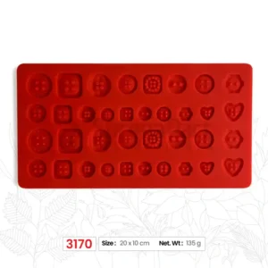 Şeker Hamuru Silikonu Düğme M3170 Surenapart