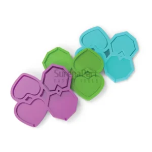 Silikon Lolipop Kalıbı Kalp Şeklinde SRL01